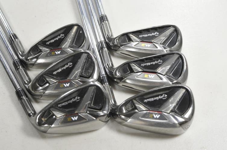 TaylorMade M2 2016 5-6,8-PW,AW Iron Set Regular Flex RH Reax 88g Steel # 217828