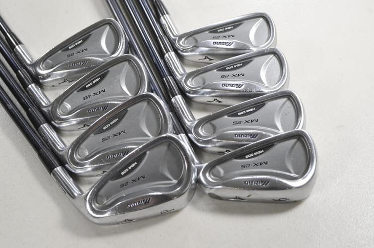Mizuno MX-25 3-PW Iron Set Regular Flex Right Exsar IS2 Graphite # 217877