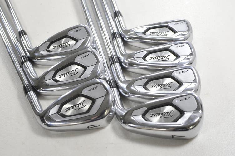 Titleist 718 AP3 4-PW Iron Set Stiff Flex Right AMT Red S300 Steel # 218191
