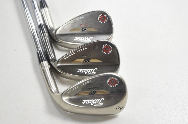 Titleist Vokey Spin Milled 2009 Oil Can 52*, 56*, 60* Wedge Set RH Steel #217460