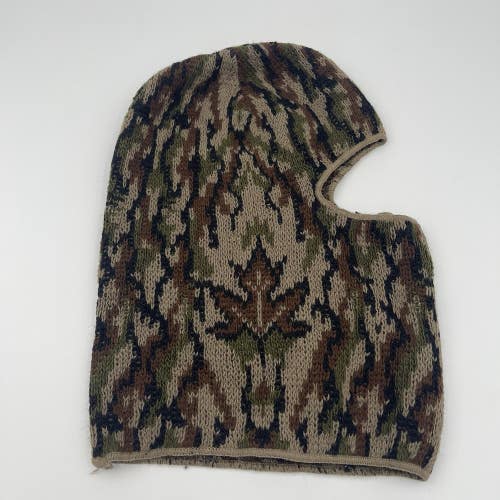 Vintage Camouflage Hunting Knit Balaclava Ski Full Head Face Mask One Size