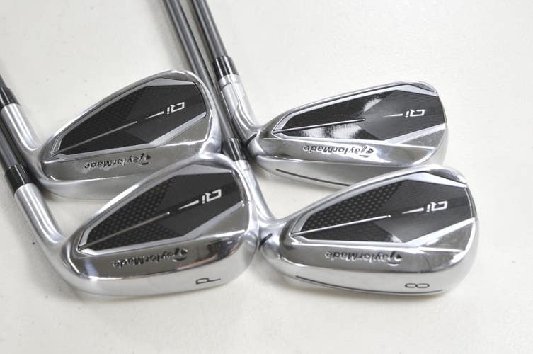 TaylorMade Qi 7-PW Iron Set Regular Flex Right KBS MAX 75 Graphite # 218093