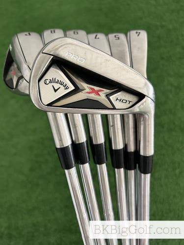 Callaway X Hot Pro Iron Set 4-P / KBS Tour 120 Stiff