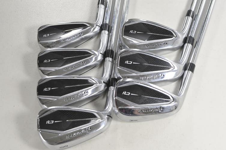 LEFT HANDED TaylorMade Qi 5-PW,AW Iron Set Regular Flex KBS MAX MT Steel #218341