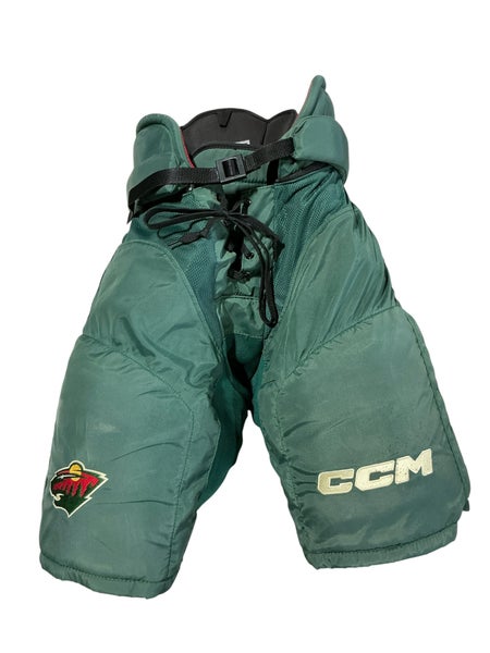 Wild Senior Medium CCM HP45X Hockey Pants Pro Stock (Used) 65210