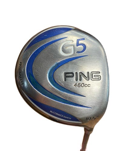 Ping G5 Right Handed Driver Regular Flex 10.5 Loft Graphite Shaft Golf Pride Grip
