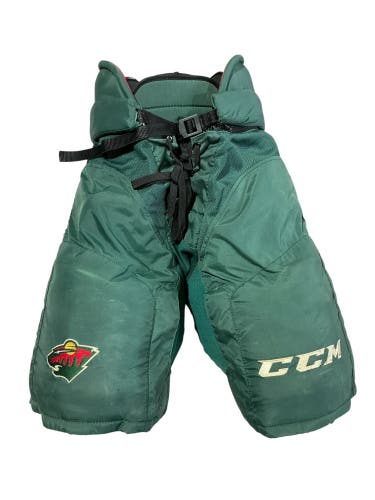 Wild Senior Medium CCM HP45X Hockey Pants Pro Stock (Used) 24087