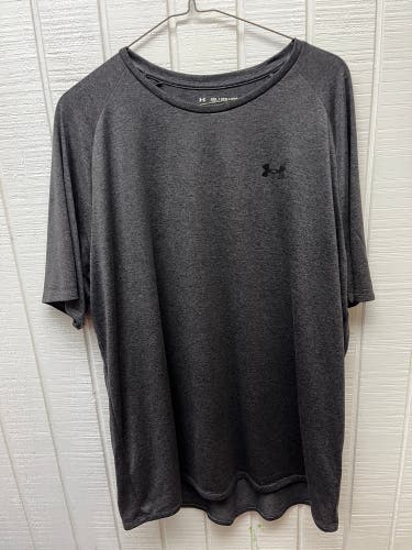 Under Armour Men’s 3XL Tall Gray Tee Activewear Sporty Lightweight Athleisure