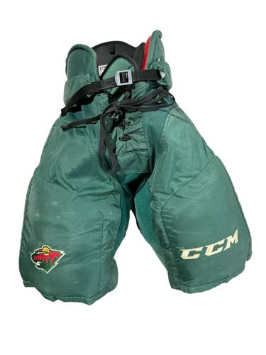 Wild Senior Medium CCM HP45X Hockey Pants Pro Stock (Used) 13093