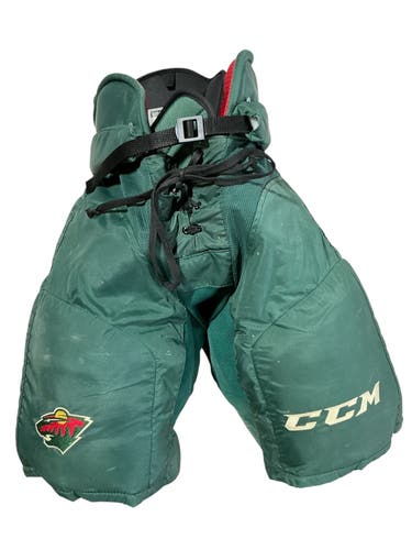Wild Senior Medium CCM HP45X Hockey Pants Pro Stock (Used) 83298