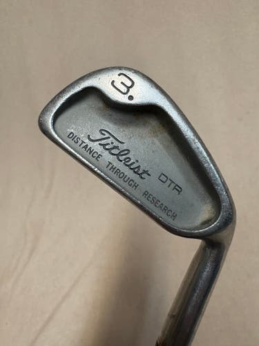Men's 3 iron Titleist DTR Right Handed Uniflex Steel Shaft (Used)