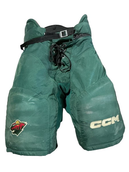 Wild Senior Medium CCM HP45X Hockey Pants Pro Stock (Used) 12439