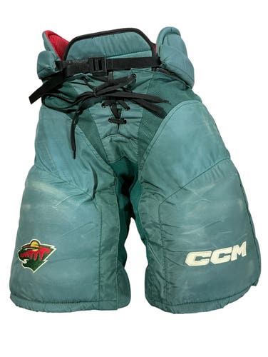 Wild Senior Medium CCM HP45X Hockey Pants Pro Stock (Used) 86729