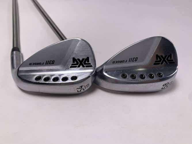 PXG 0311 Forged Chrome Wedge Set 54* 10 58* 9 SteelFiber i95 Regular RH