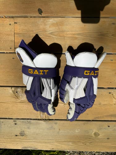 UAlbany Issued Custom Gait Lacrosse Gloves (Used)