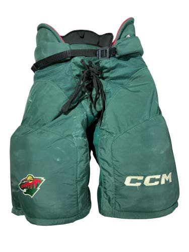 Wild Senior Medium CCM HP45X Hockey Pants Pro Stock (Used) 72140