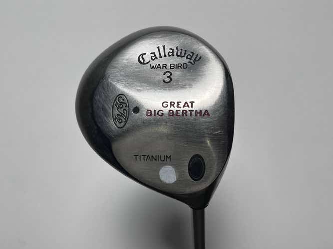 Callaway Big Bertha Warbird 3 Fairway Wood 15* BB UL Regular Graphite Mens RH
