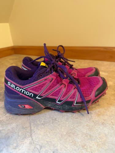 Pink Women's Size 7 Salomon Speedcross Vario Shoes (Used)