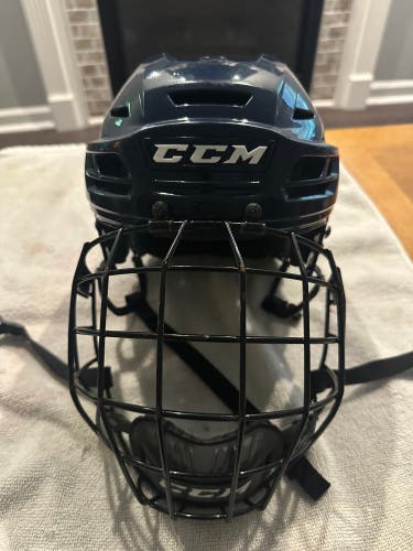 Medium CCM Tacks 710 Helmet (Used) Navy