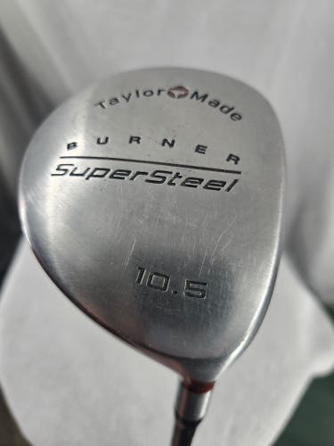 TaylorMade Supersteel Burner Right Handed Driver Regular Flex 10.5 Loft Graphite Shaft 44" (Used)