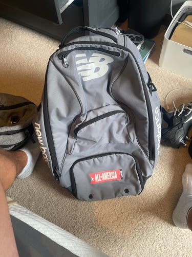 Gray Adult Unisex New Balance Backpack (Used)
