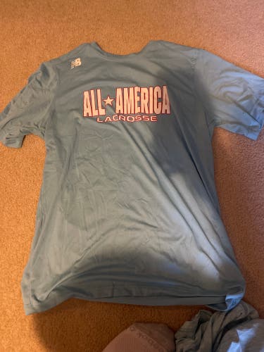 Blue Large Adult Unisex New Balance Shirt (New)