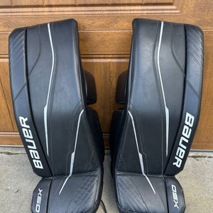 Junior Medium 2024 Bauer GSX Goalie Leg Pads (Used)