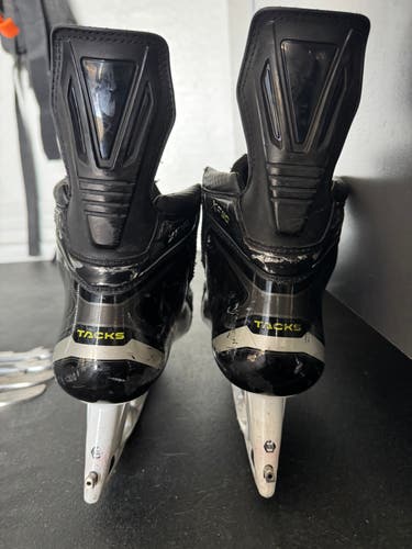 CCM XF 90 Hockey Skates Regular Width 7.5 (Used) with STEP Steel and Extra pair of BladeTech Blades