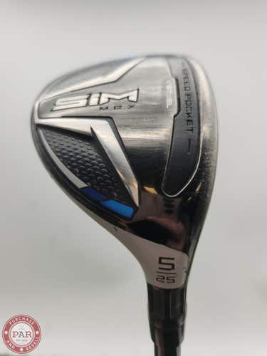 2020 TAYLORMADE SIM MAX 5 HYBRID 25* REG FUJI VENTUS BLUE 6 FAIR