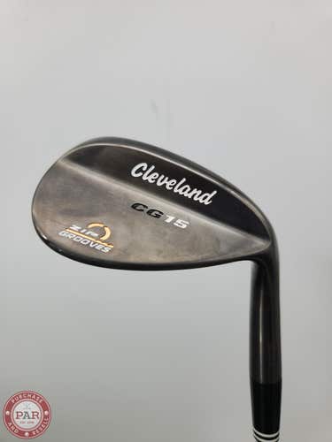 2010 CLEVELAND CG15 BLACK PEARL WEDGE 52*/10 WEDGEFLEX CG TRACTION 36.25" DEMO