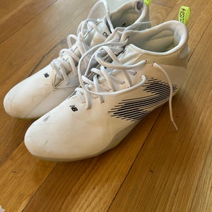 White Men's Size M 10.0 (W 11.0) Adult New Balance Rush Mid Top (Used)