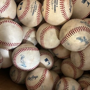 50 Rawlings Official Major League Baseballs (Used) 
Like new