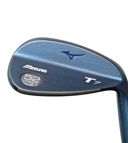 Mizuno T7 Blue Ion Forged Gap Wedge 52*09 RH KBS Hi-Rev Stiff Steel 35 Nice Grip