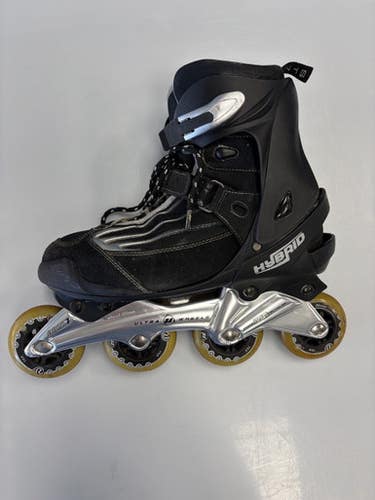 Used Ultra Wheels HYBRID Senior Rec Fitness Skates Black Senior 11 11860-C000308876