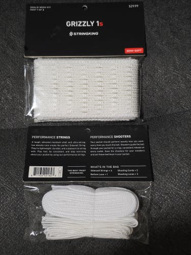StringKing 1S Goalie Mesh and stringing kit