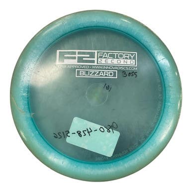 Used Innova BLIZZARD CHAMP BOSS Disc Golf Driver Turquoise 161g 11450-S000512448
