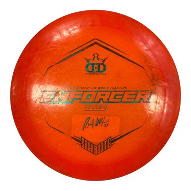 Used Dynamic Discs LUCID ENFORCER Disc Golf Driver Orange 177g 11450-S000512401