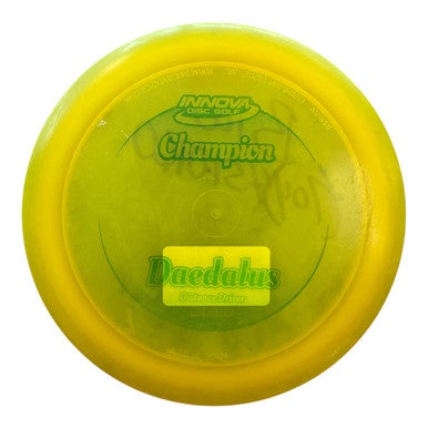 Used Innova CHAMP DAEDALUS Disc Golf Driver Yellow 11450-S000511268