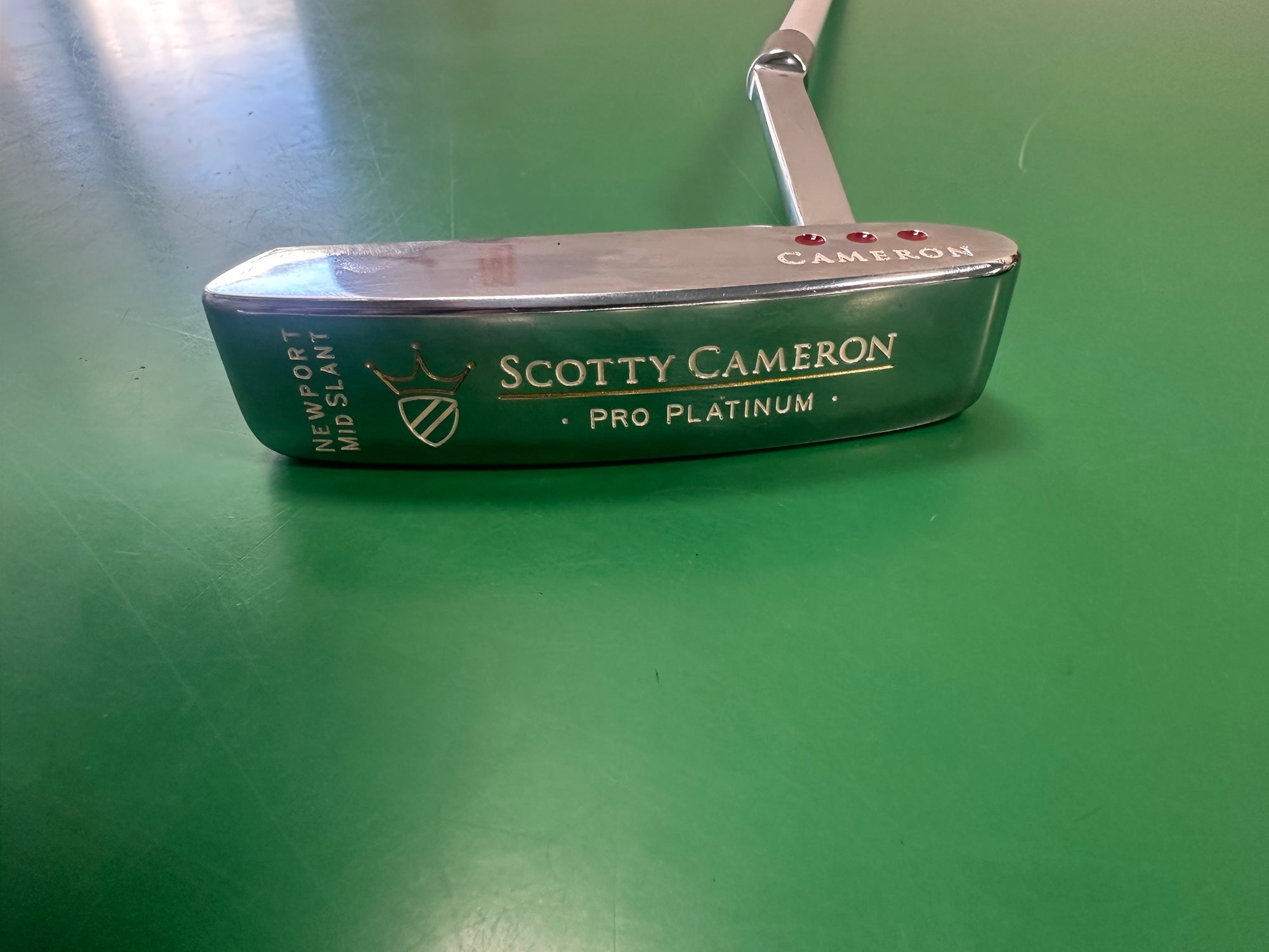 Scotty Cameron Pro Platinum Raw Finish Newport Mid Slant Putter 32