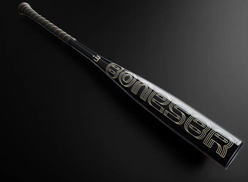 2024 BONESABER BLACK COBRA EDITION BBCOR METAL BASEBALL BAT (-3) 30.5 oz 33.5" (New)