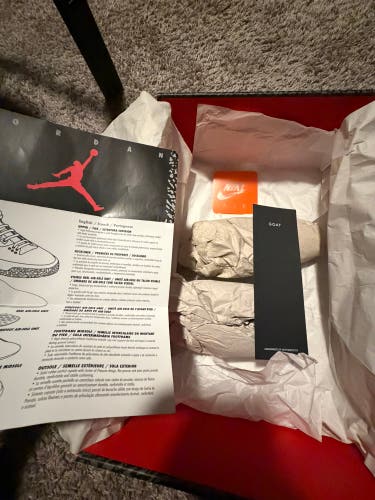 Black Men's Size M 9.5 (W 10.5) Adult Air Jordan Jordan 3 Shoes (New)