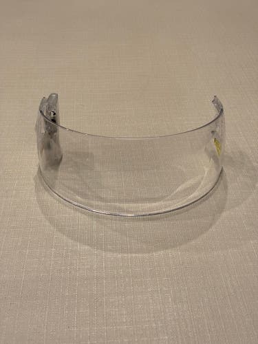 Bauer Pro  clip Straight Visor Clear Visor (Used) (includes clips)