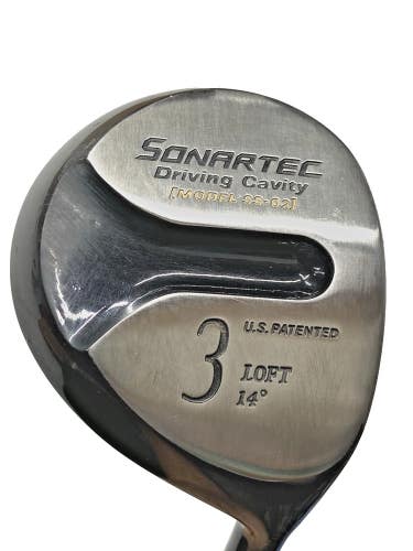 SONARTEC Model SS-02 Driving Cavity 3 Wood 14* RH Stiff Graphite 42.5" Nice Grip