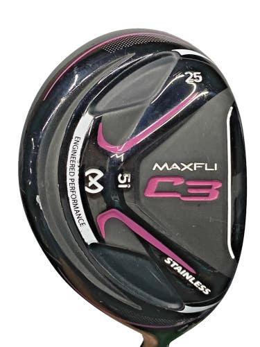 Maxfli C3 5i Hybrid 25* RH 65g UST Proforce V2 Ladies Graphite 38.5 Nice Grip HC