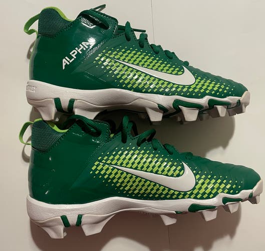Green Kids 5.5Y (Big Kids / Youth) Youth Nike Alpha Cleats. Excellent condition.