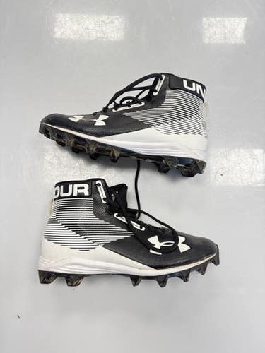 Used Under Armour Adult FB Cleats Black Senior 8.5 11860-S000306269
