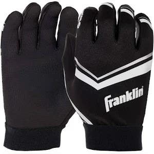 New YTH MED Shoktak BLK Football Receiver Gloves 11860-FRA28310F2