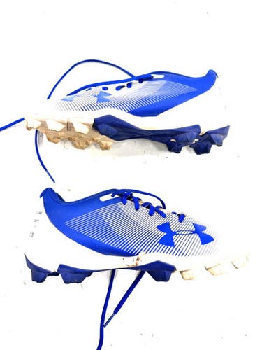 Used Under Armour .CLEAT BB/SB Cleats White Junior 05.5 11860-S000305713