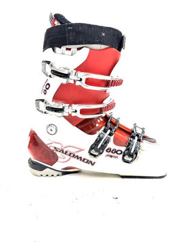 Used Salomon MISSION 880 Mens DH Ski Boot White 295 MP - M11.5 11860-S000307578