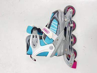 Used DBX ADJ 1-4 Junior Rec Fitness Skates Carolina Blue Adjustable 11860-S000307781